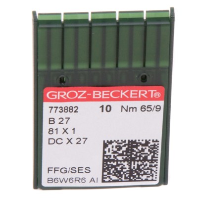 Иглы GROZ-BECKERT DCx27SES №65 (уп.10шт.) (0)