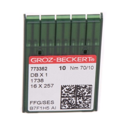 Иглы GROZ-BECKERT DBx1SES №70 (уп.10шт.) (0)