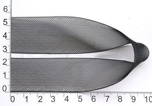 Каркасная сетка с крупными ячейками ширина 25 мм (рулон 50 ярдов = 45,7 метров) черная1