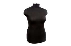 манекен женский р52 (104-84-110) мягкий цв чёрный купить по цене 9266 руб - в интернет-магазине Веллтекс | Тамбов
