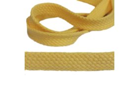 шнур для одежды плоский 15мм, 100хб, цв желтый/123 (катушка 50м) bombacio купить по 13.5 - в интернет - магазине Веллтекс | Тамбов
.