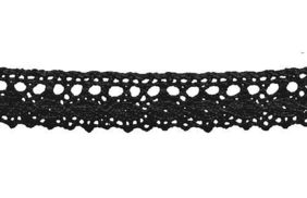 0003f черный кружево вязанное 18мм (намотка 20 ярдов = 18,3 метров) купить по 413 - в интернет - магазине Веллтекс | Тамбов
.