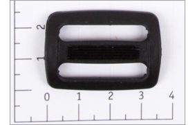 пряжка двухщелевая 25мм пластик цв черный (уп 100шт) дщ-25 пп купить по 1.3 - в интернет - магазине Веллтекс | Тамбов
.