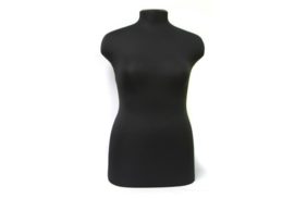 манекен женский р48 (96-77,2-104) твёрдый цв чёрный ост купить по цене 4650 руб - в интернет-магазине Веллтекс | Тамбов
