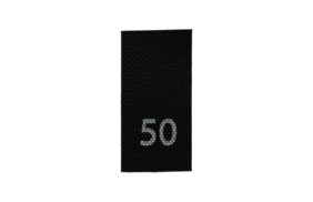 р050пч 50 - размерник - черный (уп.200 шт) купить по цене 120 руб - в интернет-магазине Веллтекс | Тамбов
