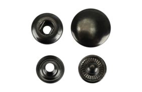 кнопка l-12 цв черный никель нерж шляпка 15мм, 3 ответные части 12,5мм (уп ок.72шт) veritas купить по цене 1063 руб - в интернет-магазине Веллтекс | Тамбов
