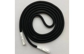 шнурки tby круглые 4мм арт.slf041 длина 130 см цв.черный купить по цене 60 руб для домашнего шитья - в интернет-магазине Веллтекс | Тамбов
