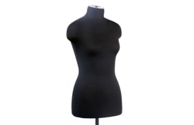 манекен женский р44 (88-68,8-96) твёрдый цв чёрный ост купить по цене 4650 руб - в интернет-магазине Веллтекс | Тамбов
